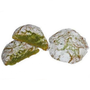 Pasta di mandorla al pistacchio